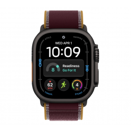 Apple Watch Ultra 4 GPS+Cellular, 49 мм, Black Titanium, Trail Loop (Burgundy)